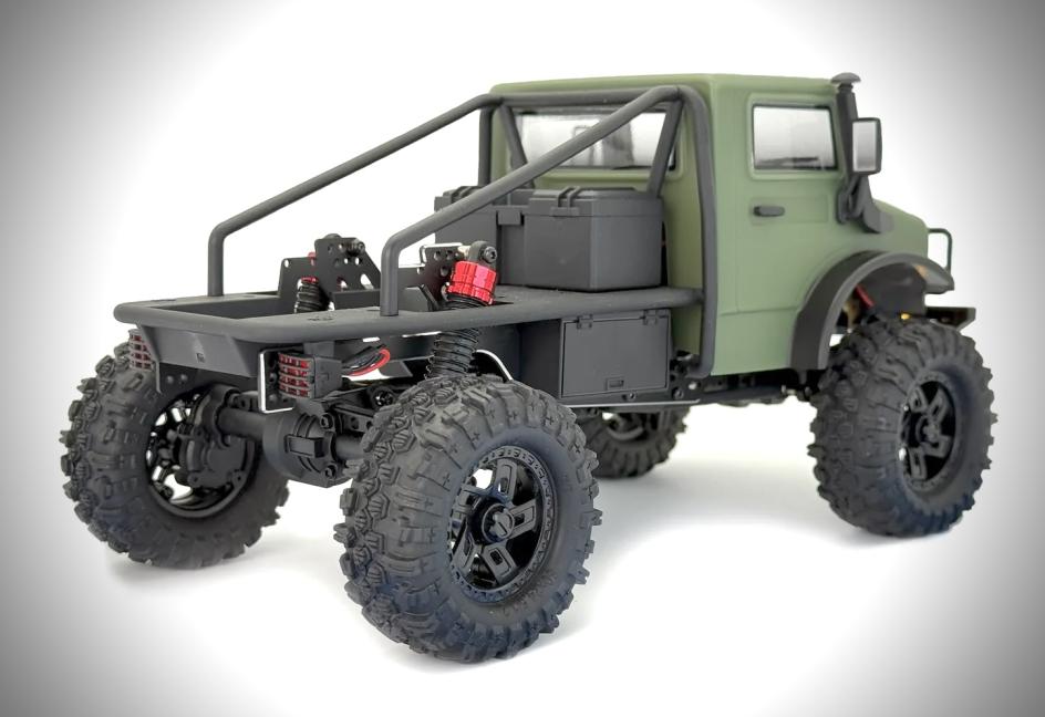 Hobby Plus CR18P V3 T-Hunter Brushless Crawler 1:18 4WD RTR Grün HBP1810418-V3 – Studioaufnahme
