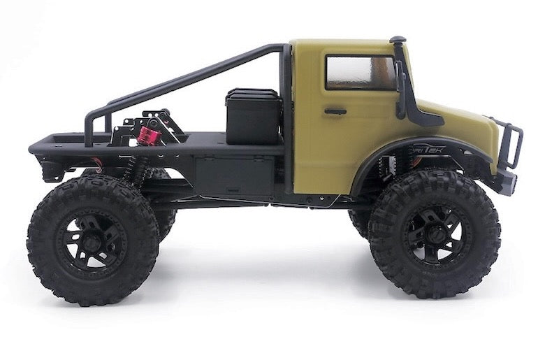 Hobby Plus CR18P V3 T-Hunter Brushless Crawler 1:18 4WD RTR Sandfarben HBP1810419-V3 – Seitenansicht