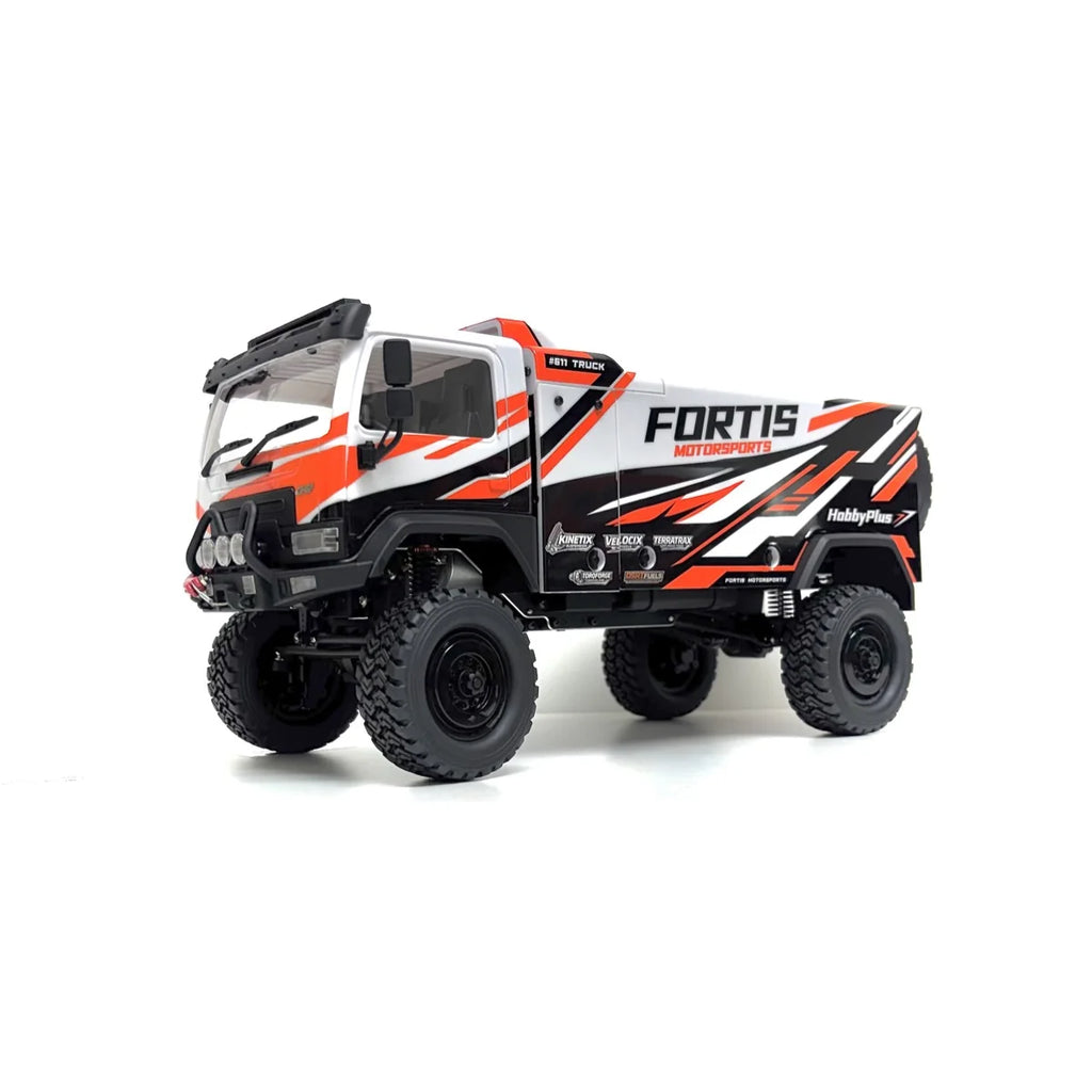Hobby Plus DKR-4 Fortis brushless Rally Truck 4WD Weiß HBP1810820-WH im Maßstab 1:18 Rally RTR – Seitenansicht