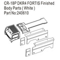 Hobby Plus Fortis Karosserieteile lackiert für DKR-4 Fortis Weiß HBP240610 Zubehör im Maßstab 1:18 Truck