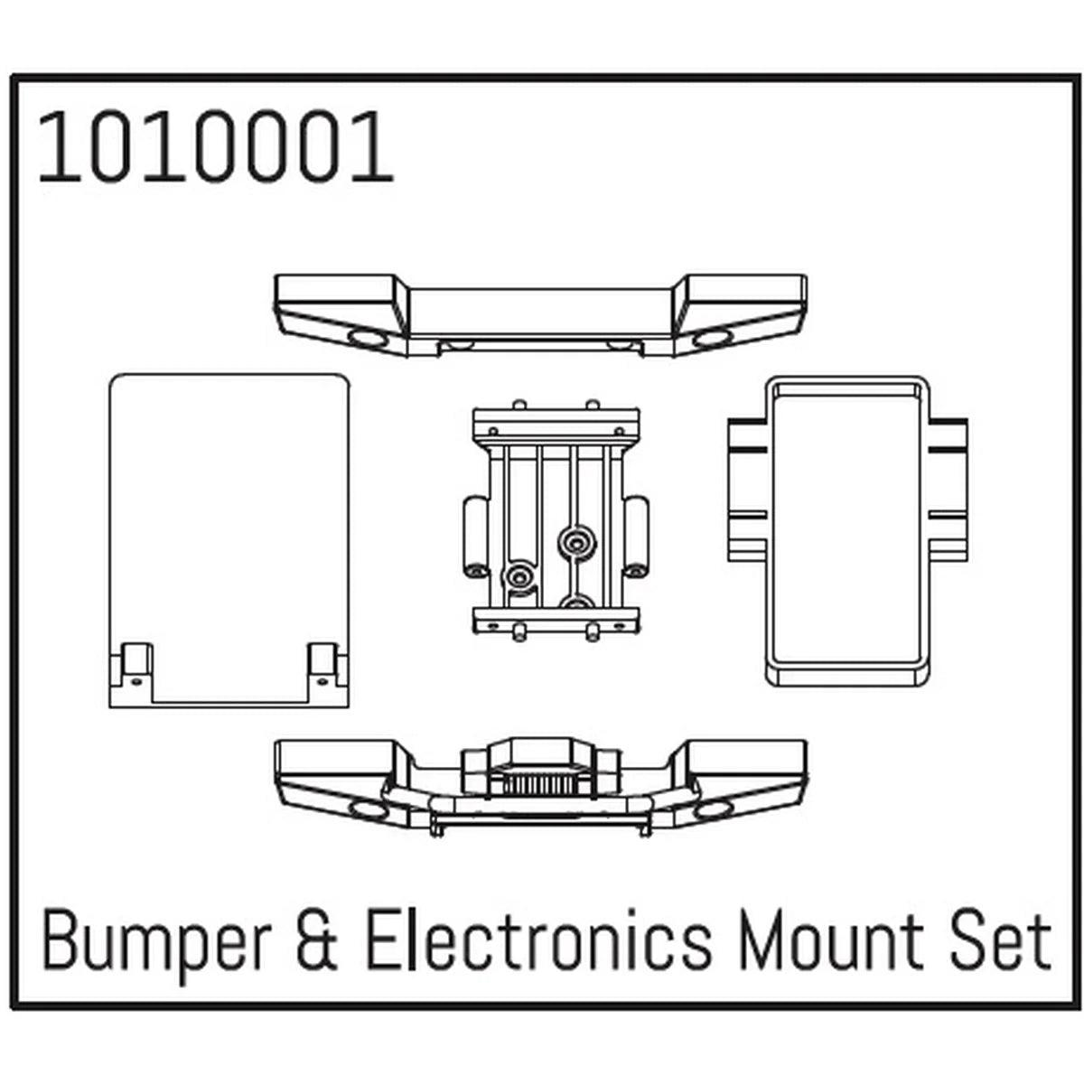 Hobby Plus HobbyPlus Stoßfänger & Elektronikhalterung-Set HBP240010