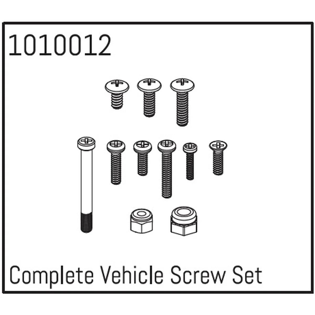 Hobby Plus HobbyPlus Schrauben-Set komplett für 1:24 Crawler HBP240024