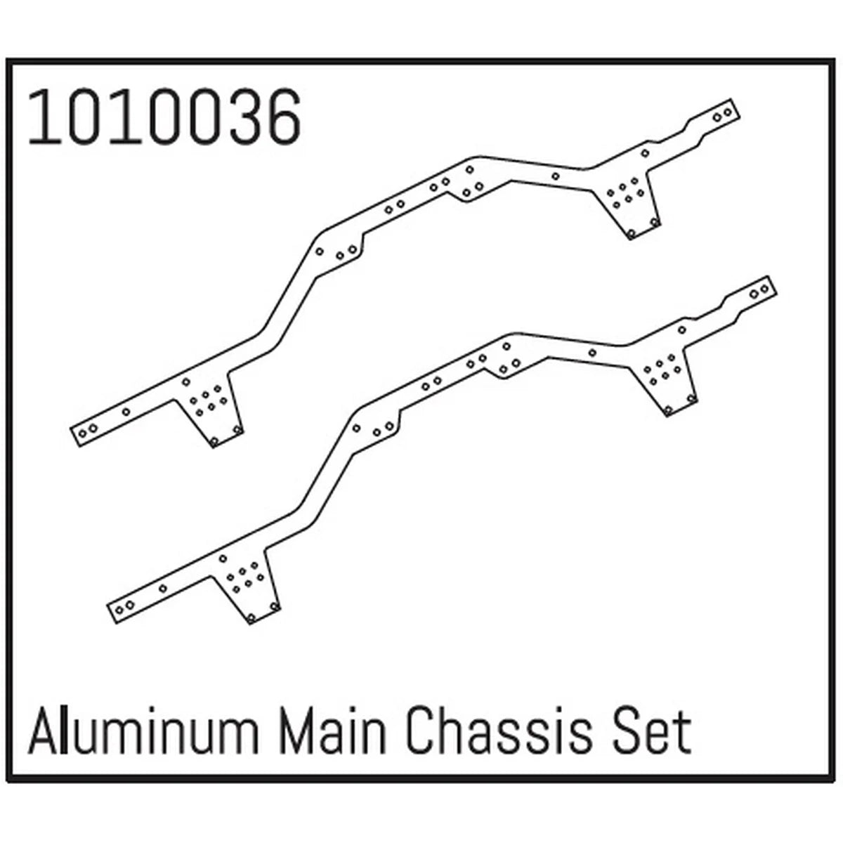 Hobby Plus HobbyPlus Alu Hauptchassis Set HBP240059