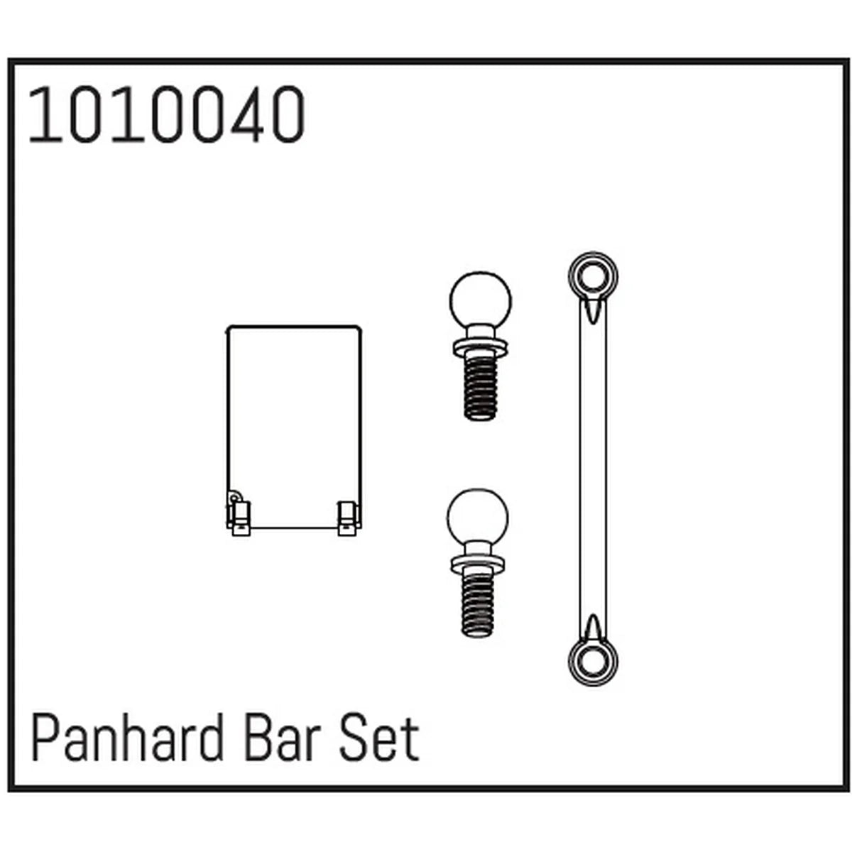 Hobby Plus HobbyPlus Panhard Stange Set für 1:18 Crawler HBP240077