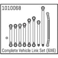 Hobby Plus HobbyPlus Lenker-Set komplett (6X6) für CR18P Arktos 6x6 HBP240088