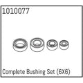 Hobby Plus HobbyPlus Buchsen-Set komplett (6X6) für CR18P Arktos 6x6 HBP240099