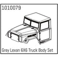 Hobby Plus HobbyPlus Grau Lexan 6X6 Truck Karosserie Set für CR18P Arktos 6x6 HBP240167