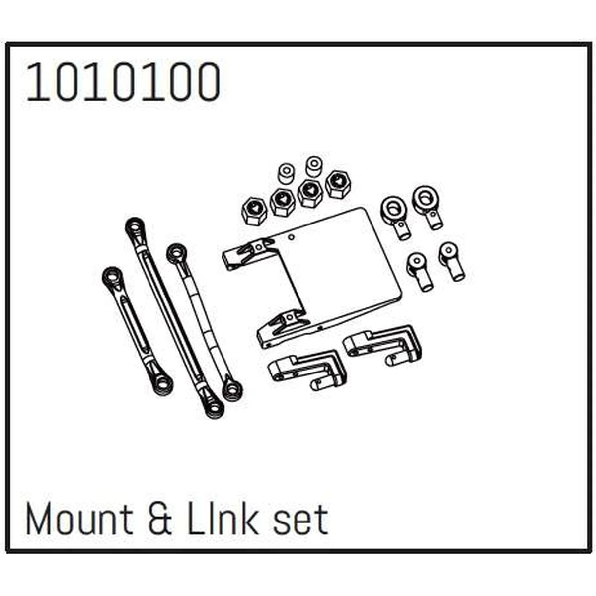 Hobby Plus HobbyPlus Halterung & Lenker Set für CR18P PRO Crawler 1:18 HBP240234