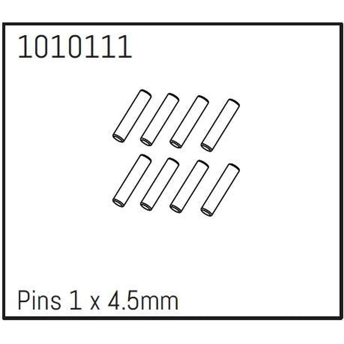 Hobby Plus HobbyPlus Stifte 1 x 4.5mm (8) für CR18P PRO Crawler 1:18 HBP240243