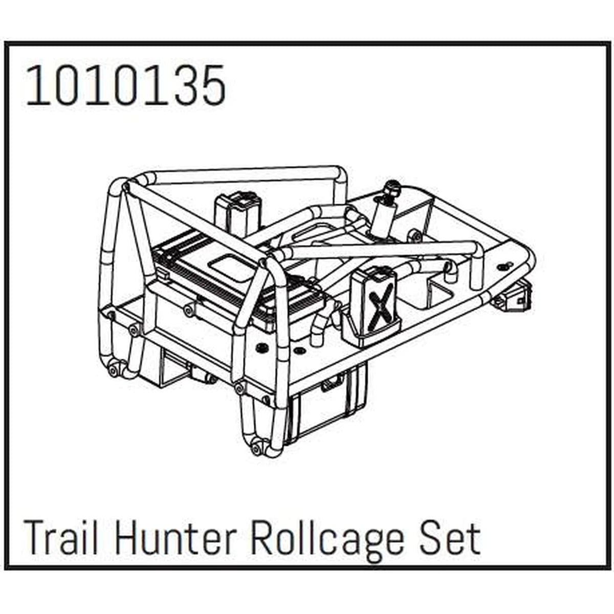 Hobby Plus HobbyPlus T-Hunter Überrollkäfig/Ladefläche für CR18P PRO Crawler 1:18 HBP240281