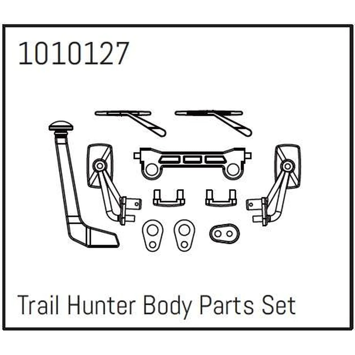 Hobby Plus HobbyPlus T-Hunter Karosserie Teile Set für CR18P PRO/EVO HBP240282