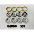 Hobby Plus HobbyPlus 1.2" Stahl Bead Lock Räder - silber (4) HBP240292