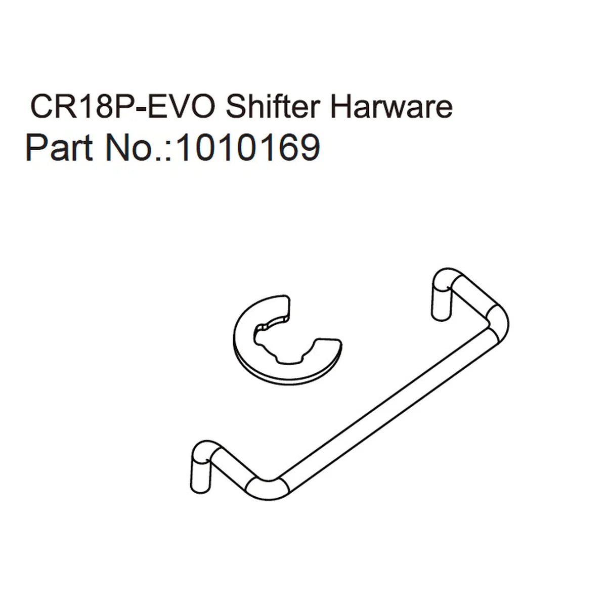 Hobby Plus HobbyPlus Schaltung Kleinteile Harv./RV für CR18P EVO 1:18 HBP240307