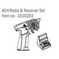 Hobby Plus HobbyPlus 4CH Radio & Empfänger Set - GOAT für CR18P PRO/EVO HBP240332