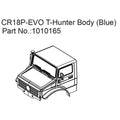 Hobby Plus HobbyPlus T-Hunter PC Karosserie (blau) für CR18P EVO 1:18 HBP240358
