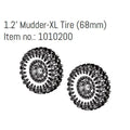 Hobby Plus HobbyPlus 1.2" Räderset "Mudder-XL" 68mm (4) für CR18P PRO/EVO HBP240370