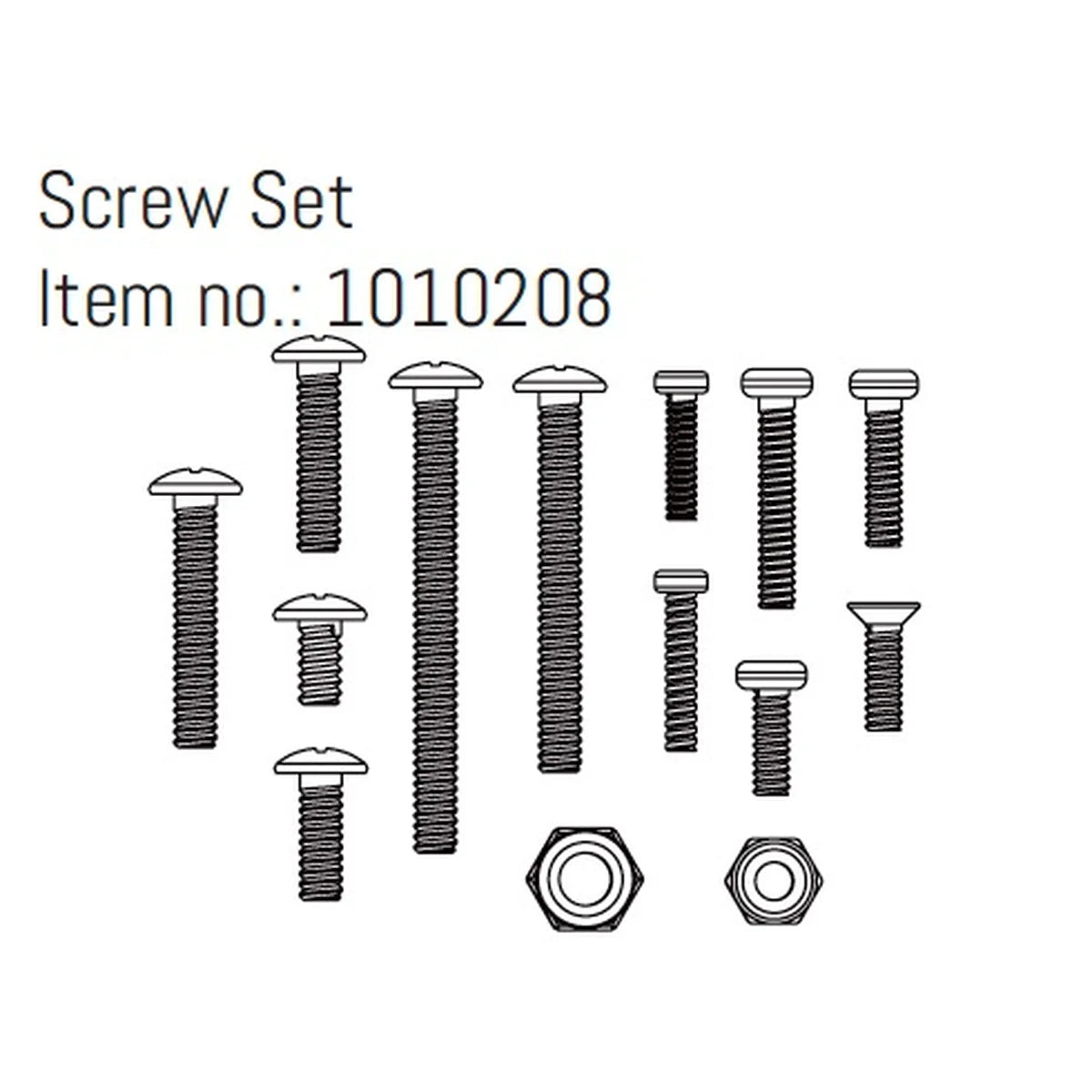 Hobby Plus HobbyPlus Schrauben-Set für GOAT - CR18P PRO/EVO HBP240384