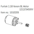 Hobby Plus HobbyPlus Furitek 1:18 Venom BL Motor 1212/3450KV für CR18P PRO/EVO HBP240389
