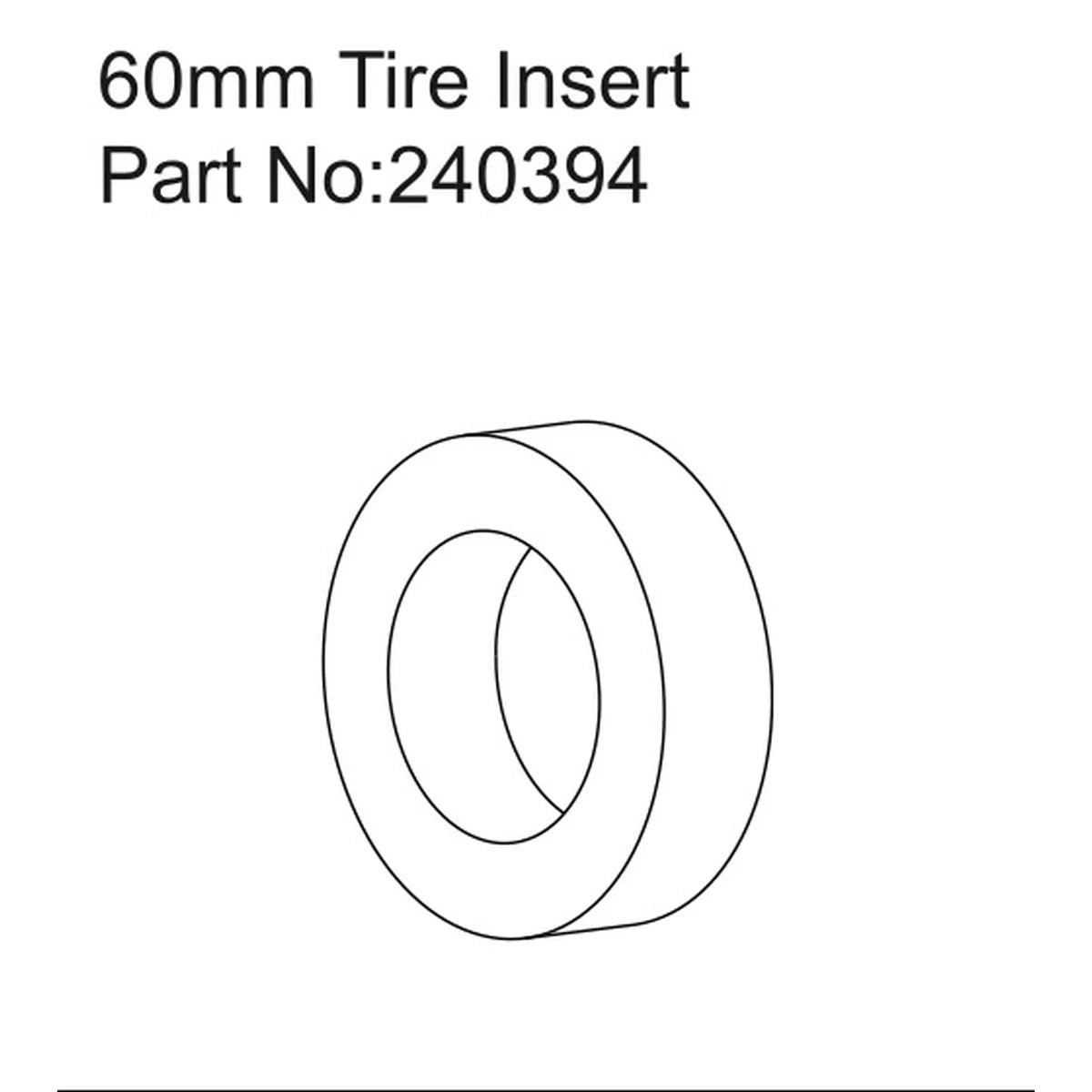 Hobby Plus HobbyPlus 1.2" 60mm Reifeneinlage HBP240394