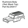 Hobby Plus HobbyPlus Rushmore Karosserie (rot/schwarz) für CR18P PRO/EVO HBP240417