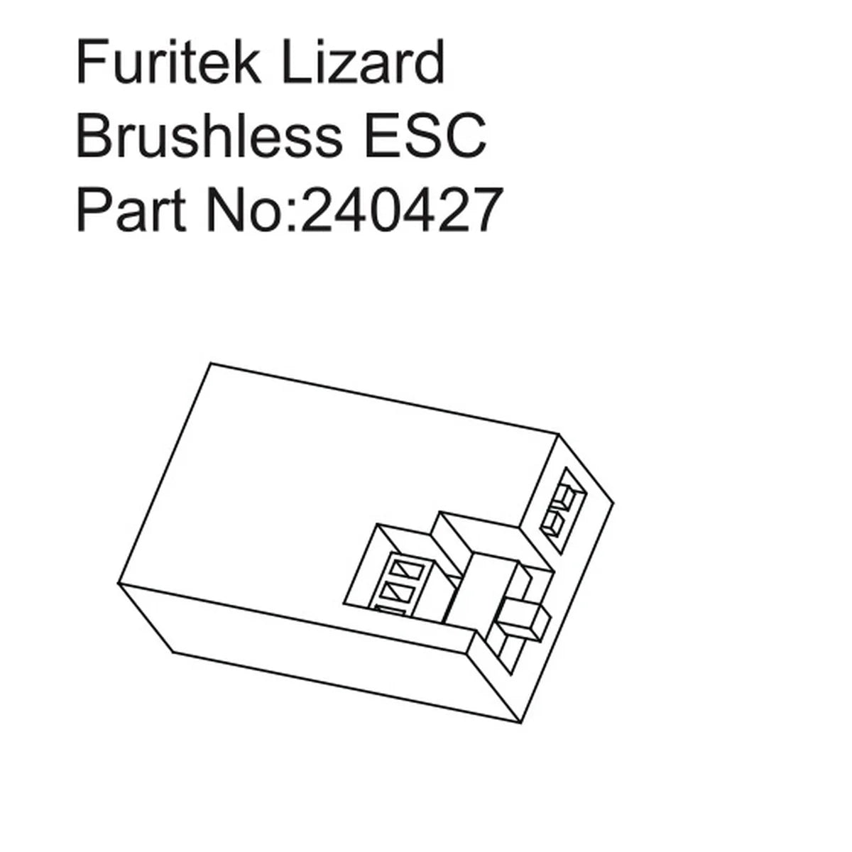 Hobby Plus HobbyPlus Furitek Lizard Lite BL ESC für CR18P PRO/EVO HBP240427