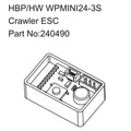 Hobby Plus HobbyPlus HBP/HW WPMINI24-3S Crawler ESC für CR18P PRO/EVO HBP240490
