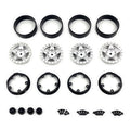 Hobby Plus HobbyPlus Deep Star Bead Lock Räder ( 1.2 ) Satinsilber für CR18P PRO/EVO HBP240504