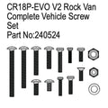 Hobby Plus HobbyPlus Schrauben-Set komplett für CR18P EVO V2 Rock Van HBP240524