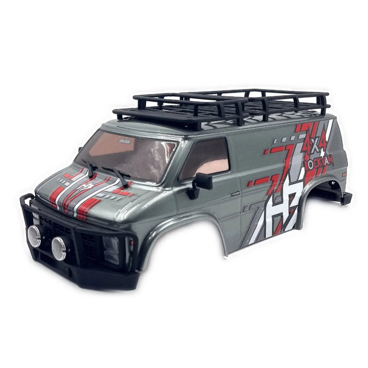 Hobby Plus Finished Body for Rock Van V2, Grey HBP240535
