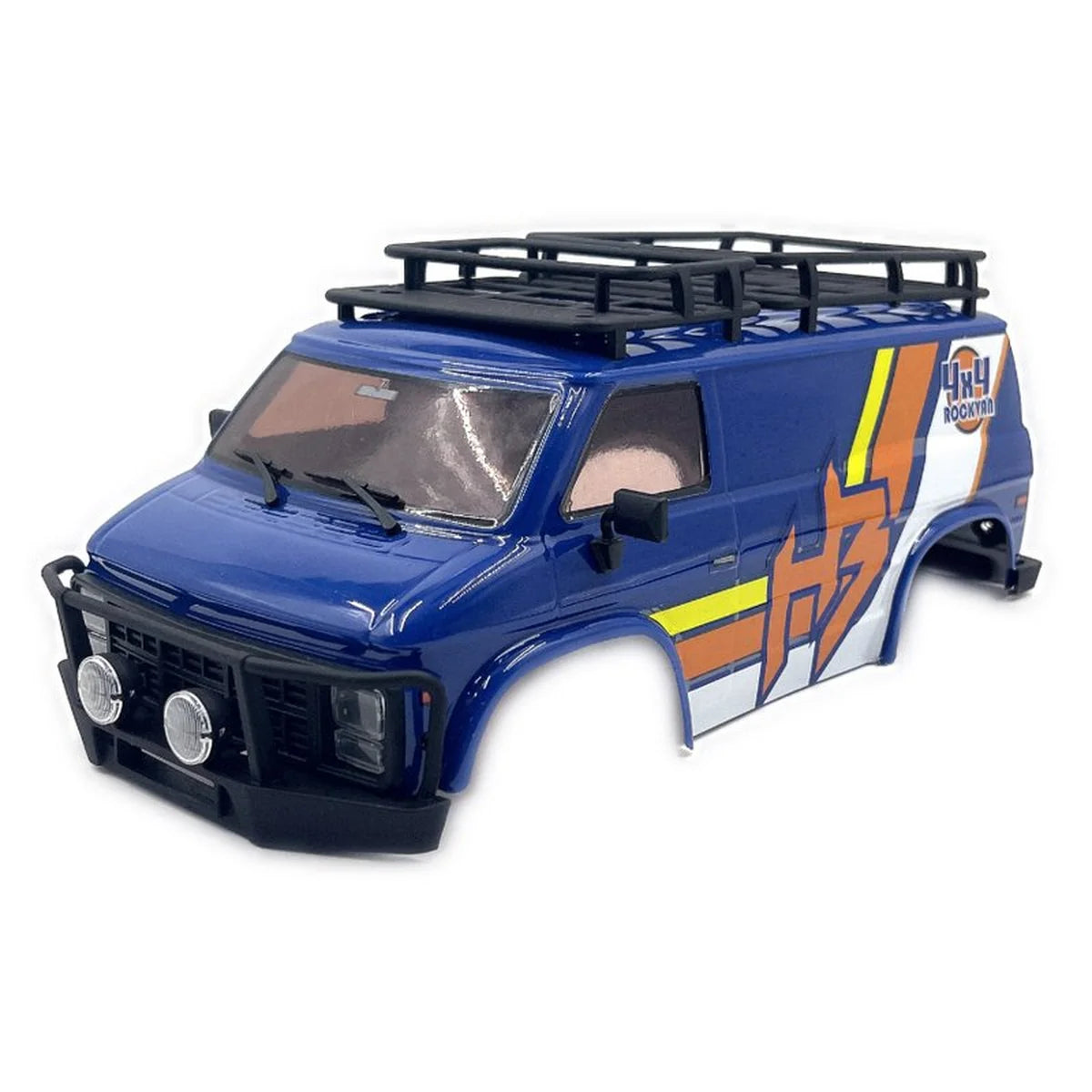 Hobby Plus Finished Body for Rock Van V2 , Blue HBP240536