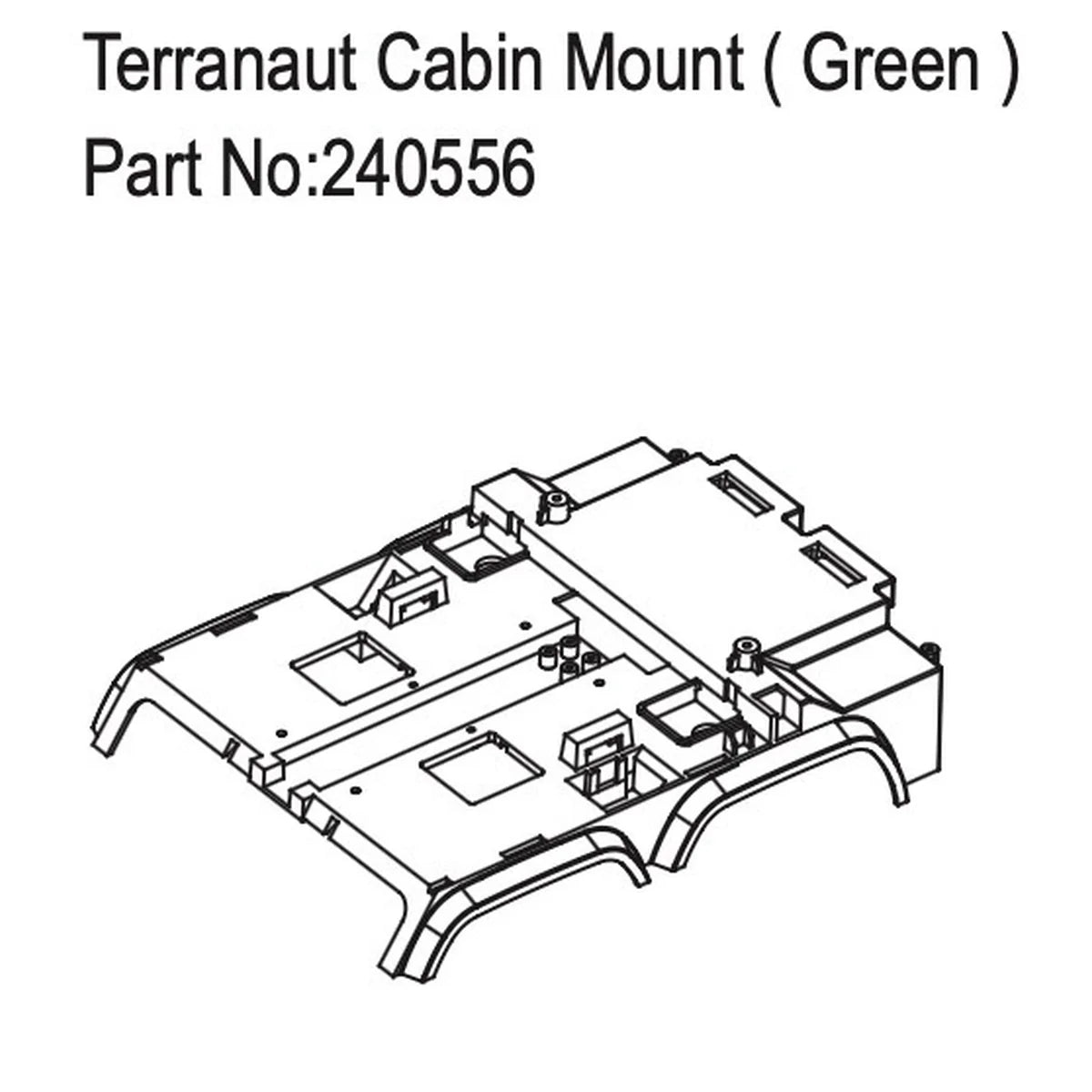 Hobby Plus Terranaut Cabin Mount Grün HBP240556