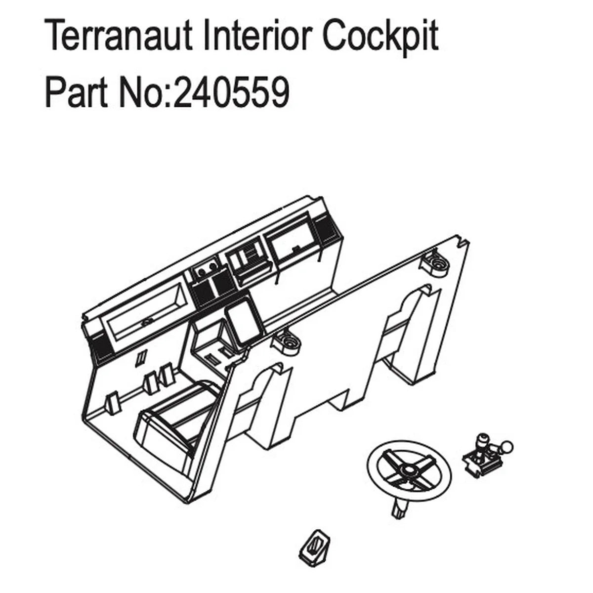 Hobby Plus HobbyPlus Terranaut Innenraum/Cockpit HBP240559