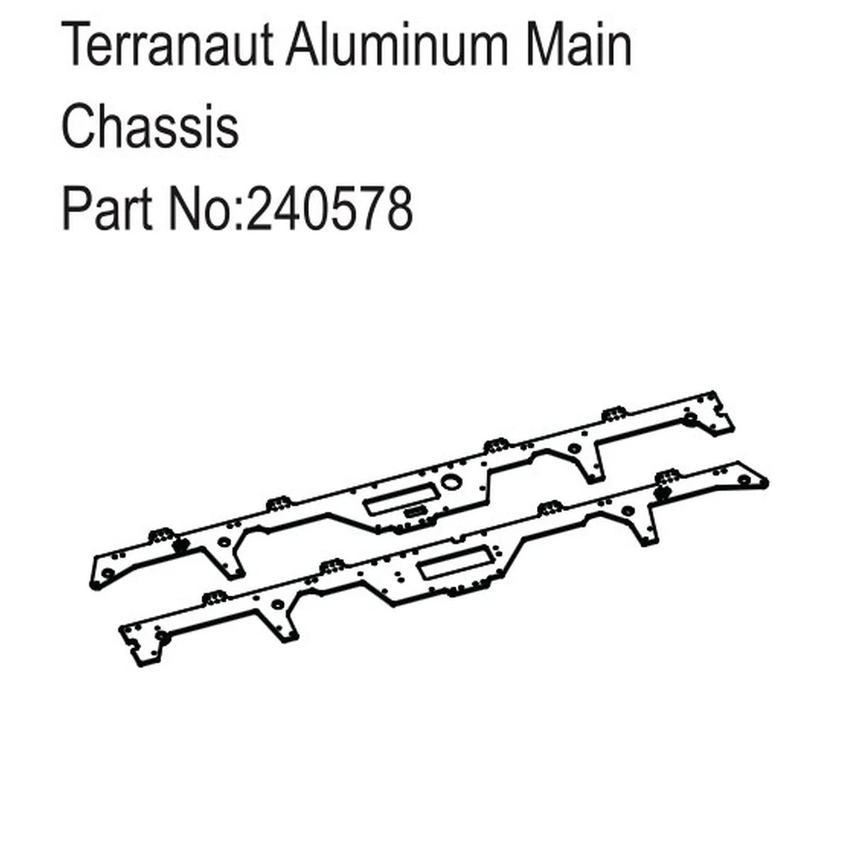 Hobby Plus HobbyPlus Terranaut Alu Hauptchassis HBP240578