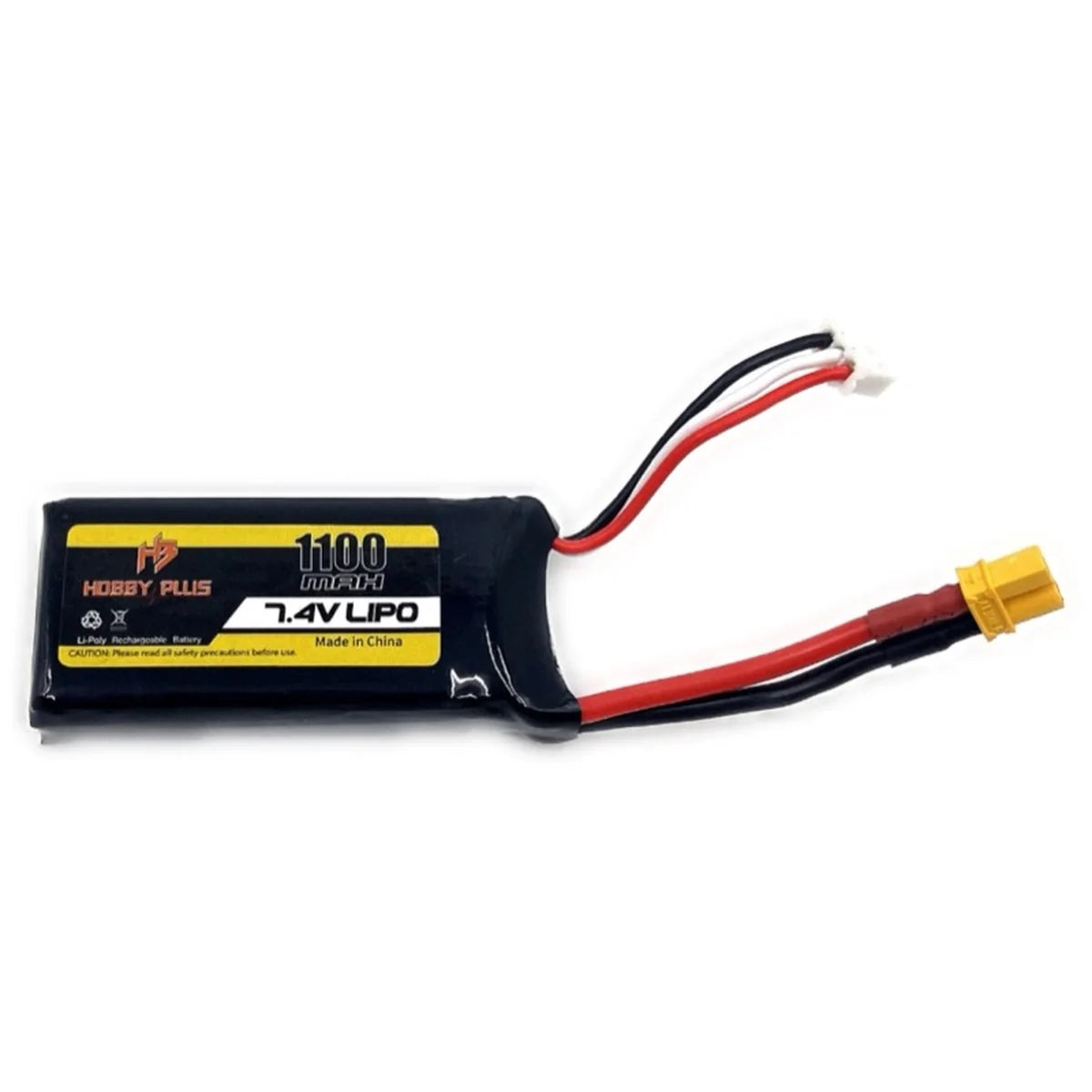 Hobby Plus HobbyPlus 7.4v 1100MAH Lipo Akku HBP240590