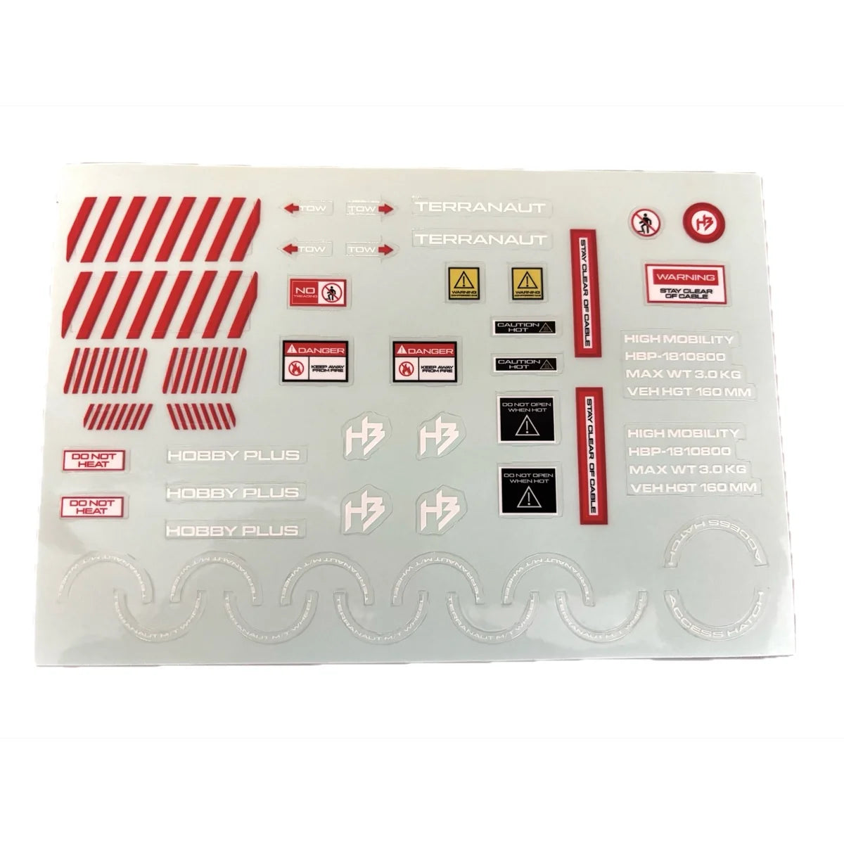 Hobby Plus HobbyPlus Terranaut Stickerbogen HBP240594