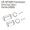 Hobby Plus Getriebe-Abtriebe (2) für DKR-4 Fortis HBP240626