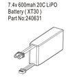 Hobby Plus 7,4V 600mAh 20C LiPo-Akku XT30 für DKR-4 Fortis HBP240631
