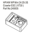 Hobby Plus Hobbywing Mini24 Crawler-Regler 2-3S XT30 für DKR-4 Fortis HBP240635