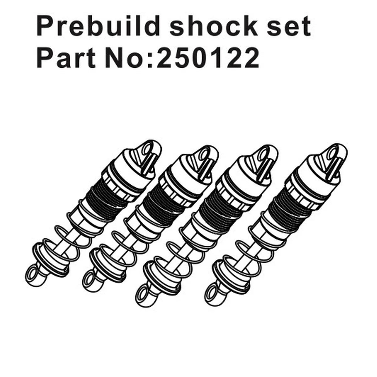 Hobby Plus HobbyPlus Prebuild Schock Set für Speck-B HBP250122