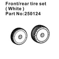 Hobby Plus Wheel Set f/r Set Speck-B Weiß HBP250124