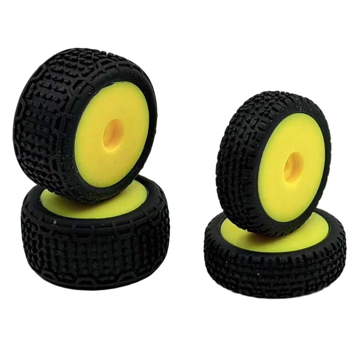 Hobby Plus Wheel Set f/r Set Speck-B Gelb HBP250125