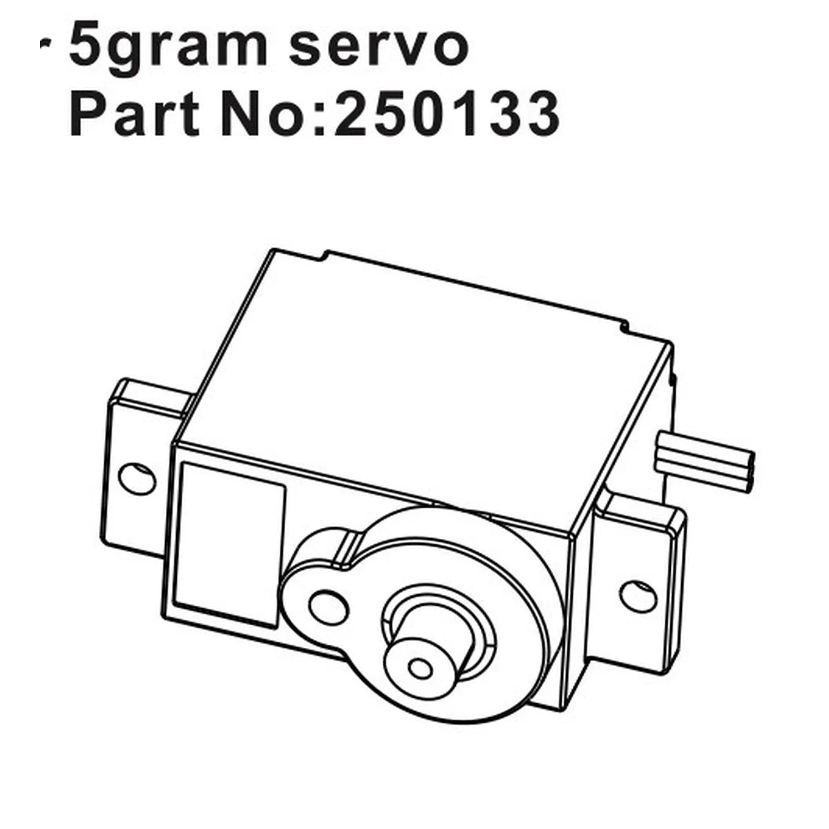 Hobby Plus HobbyPlus 5g Servo für Speck-B HBP250133