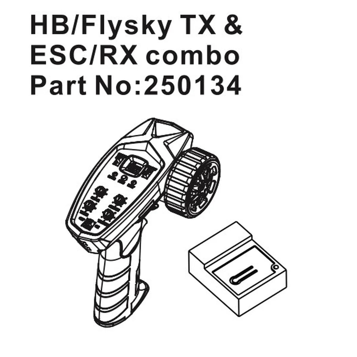 Hobby Plus HobbyPlus Flysky TX & RX/ESC Combo für Speck-B HBP250134