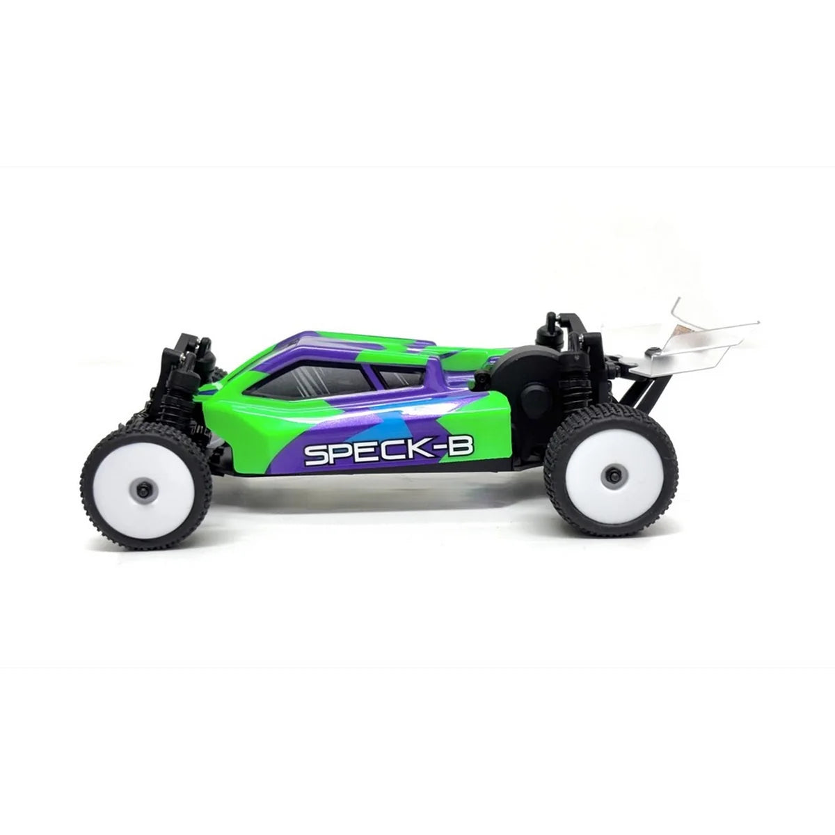 Hobby Plus HobbyPlus Speck-B Buggy 2WD grün & Creme Limited Edition HBP2410250-C1-Set im Maßstab 1:24 Buggy RTR – Seitenansicht
