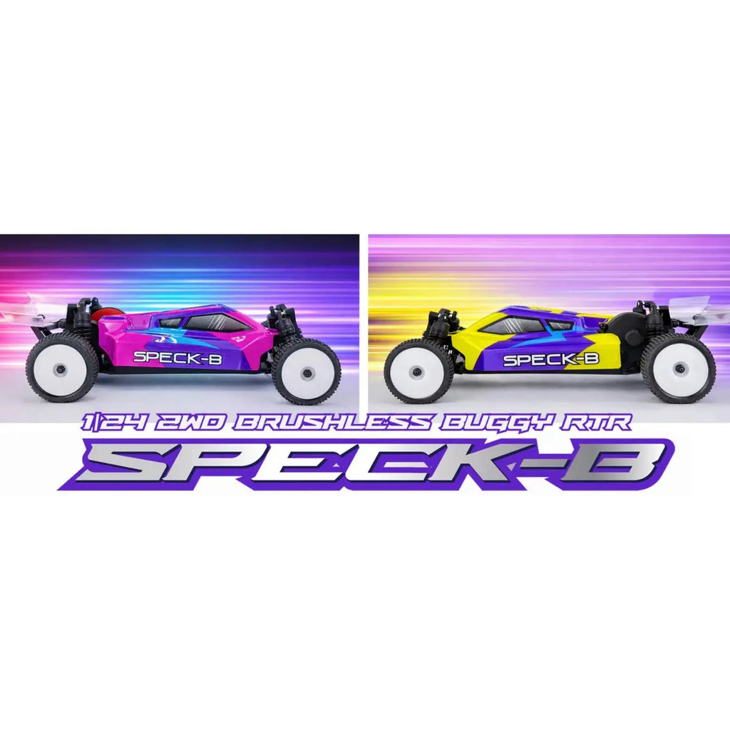 Hobby Plus Speck-B brushless Buggy 1:24 2WD RTR Pink HBP2410260-MAG – beide Farben Seitenansicht