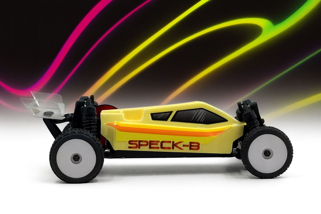 Hobby Plus Speck-B RC Buggy 1:24 2WD RTR Beige HBP2410250-C1 – Seitenansicht Studio