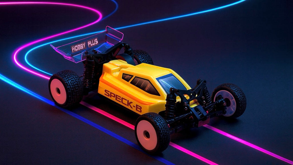 Hobby Plus Speck-B RC Buggy 1:24 2WD RTR Beige HBP2410250-C1 – Studioaufnahme