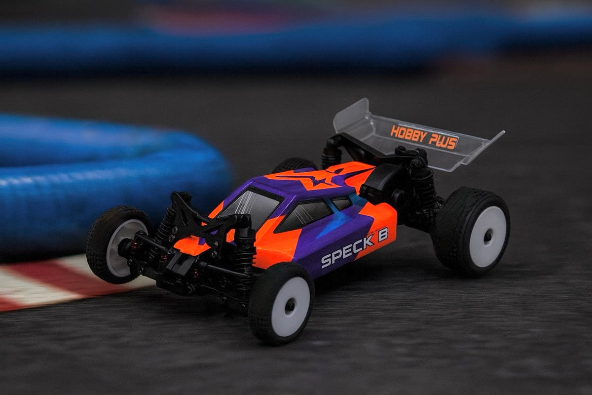 Hobby Plus Speck-B RC Buggy 1:24 2WD RTR Orange HBP2410250-C2 – Actionbild