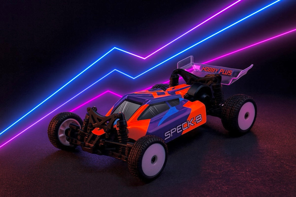 Hobby Plus Speck-B RC Buggy 1:24 2WD RTR Orange HBP2410250-C2 – Studioaufnahme