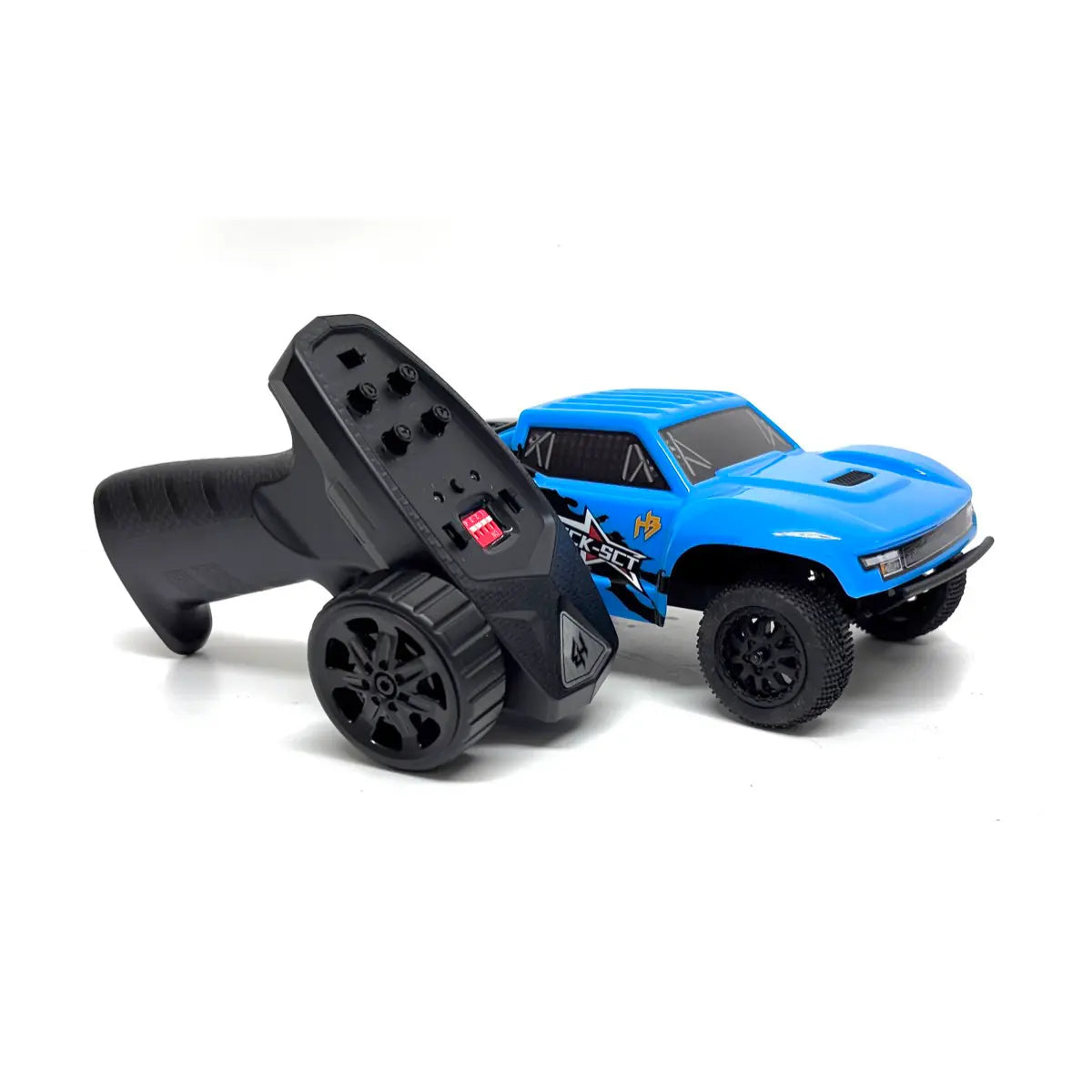 Hobby Plus Speck-SCT brushless Short Course Truck 1:24 2WD RTR Blau HBP2410280-BL – mit Fernsteuerung